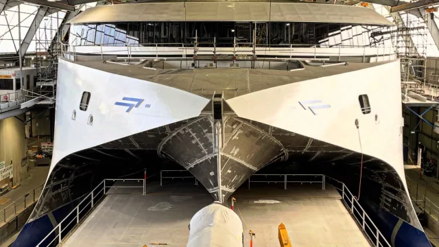 En 10 días el China Zorrilla será lanzado al agua en Australia (y así traerán el ferry eléctrico más grande del mundo)