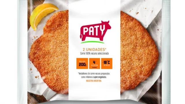 Paty -sinónimo de hamburguesas- ahora también hace milanesas congeladas 