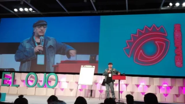 Pedro Saborido divirtió a todos y los desafío a pensar ideas en función del público y no de el ego.