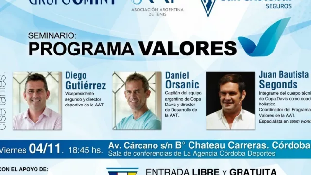 Para motivarte, Omint te trae el capitán de la Copa Davis 