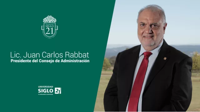 Juan Carlos Rabbat, el creador de la Universidad Siglo 21.