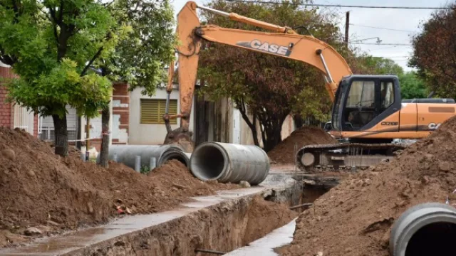 Ameghino Sur tendrá un desagüe esperado por años