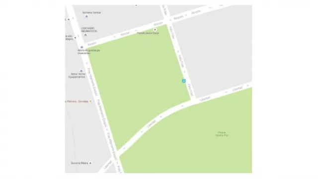 Mapa: manzana Rincón, Pringles, Libertad y Esquiú.