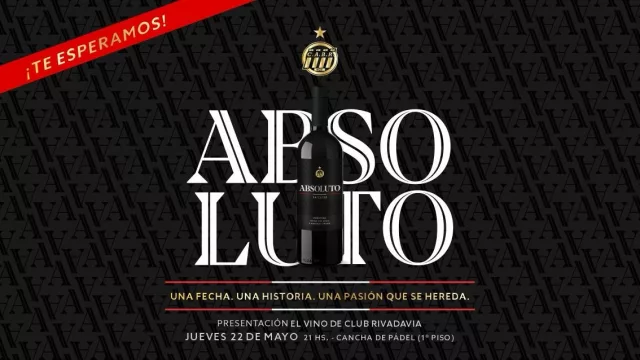 Rivadavia, el primer club de fútbol del interior del interior que lanza su propio vino