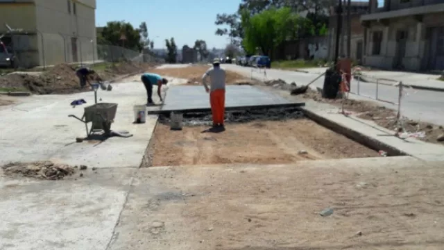Pavimentación en Los Incas.