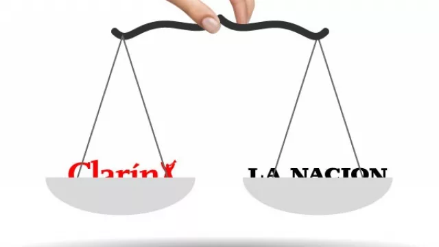 Leyendo datos: ¿cuántas veces más grande es Clarín (Agea) que Nación? ¿Dos, tres, cuatro veces?