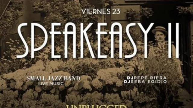 Este viernes la cita es en una floreria (speakeasy, como en épocas de la Ley Seca)