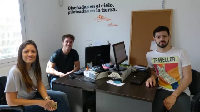 Equipo de compras: Candelaria Guzmán, Salvador Cocorda y Gonzalo Mazzoni.