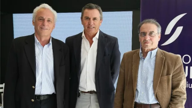 Fernando Reyna, Rubén Beccacece y Horacio Parga socios de Edisur.