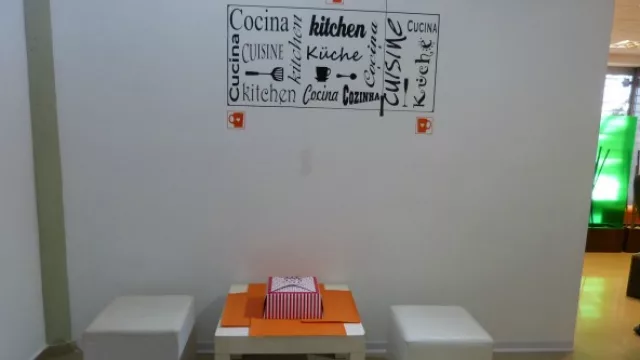 Parte de la cocina.