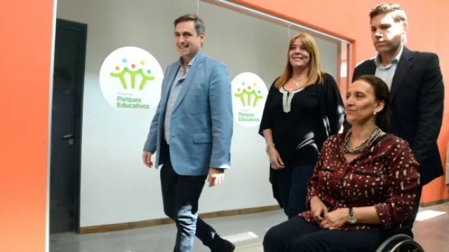 Gabriela Michetti visitó el Parque Educativo Sur