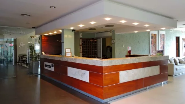 Recepción del hotel.