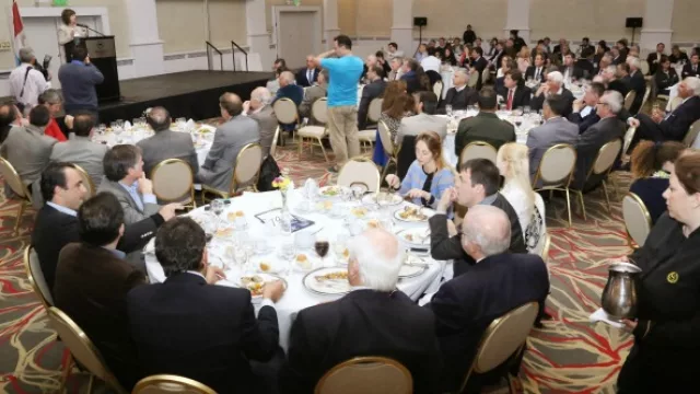 Alrededor de 200 empresarios escucharon atentamente la ministra Bullrich. (Foto: gentileza Horacio Rata Liendo)