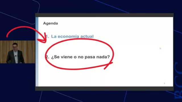 ¿Se viene (el ajuste cambiario) o no pasa nada? Sandleris hizo y respondió la pregunta en la Bolsa de Comercio