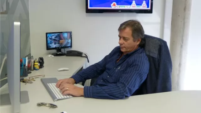 Miguel Branca, director de Ploy en su moderna oficina.