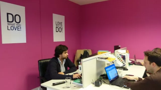 Ramiro Branca (coordinador de sistemas e instalaciones) y Matías Gercarelli (coordinador comercial).