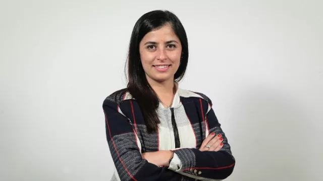 Cecilia Belén Romero, asesora del Centro de Atención Telefónica.