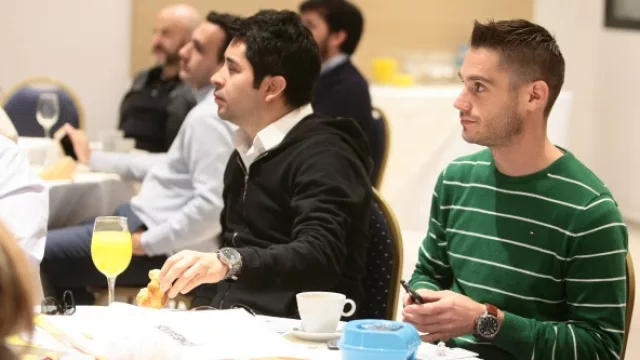 Luís González Valenzuela, de la agencia Avión de Papel y Gabriel Milocco de la agencia 2Dmente.