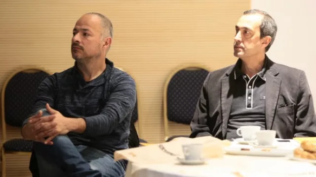 Guillermo Leal de la agencia Asistencia Creativa y Daniel Ruiz de la agencia AMB.