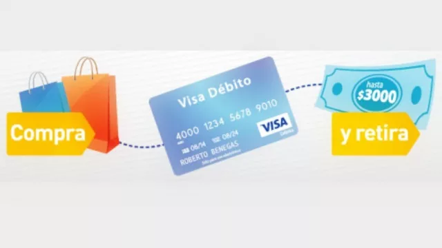 Con tu Visa Débito ahora podés sacar hasta $ 3.000 (¿usás Extracash?)