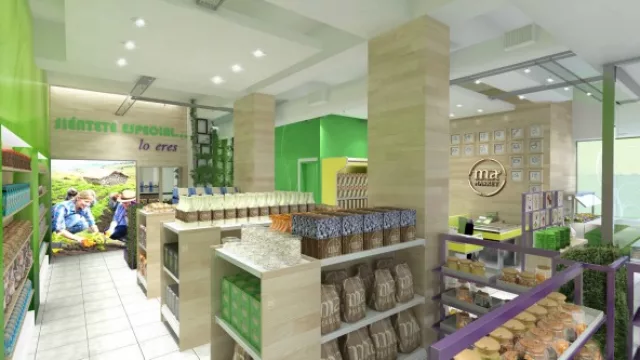 Render del nuevo mercado que estará en Avenida Colón. (Gentileza Arq. Adriana Gomez)