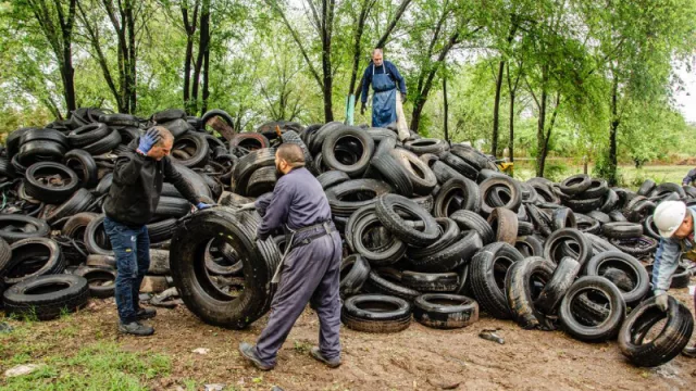 Ambiente retiró más de 2.000 toneladas de neumáticos en toda la provincia (qué se hace con ese caucho)