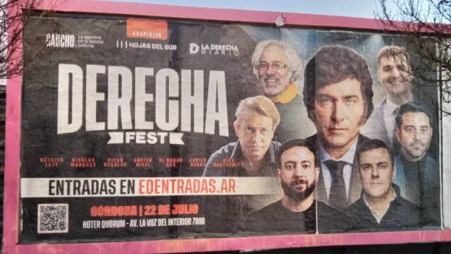 Milei viene a Córdoba como plato principal de la Derecha Fest, un evento que rompe con varios paradigmas de la política