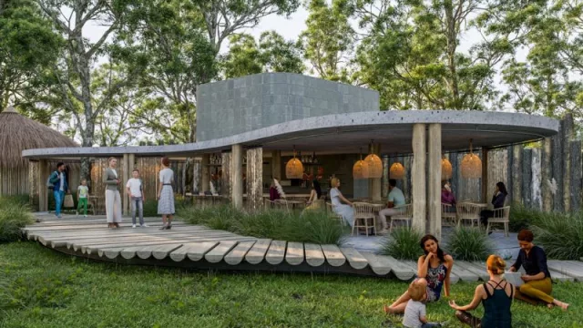 El master plan incluye muchos espacios comerciales y gastronómicos