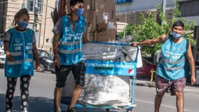 Así trabajan los Recuperadores Urbanos en el Área Central de la ciudad