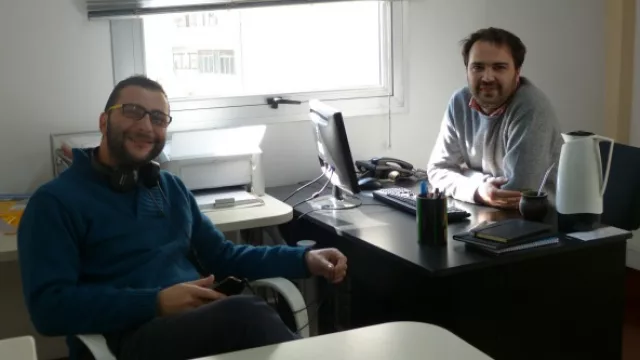 Konitio: (Izq) Lucas Seco (Project manager) y (der) Santiago Cabanillas (Coordinador operativo).