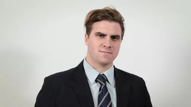 Agustín Martínez, auxiliar en la Gerencia de Ventas.