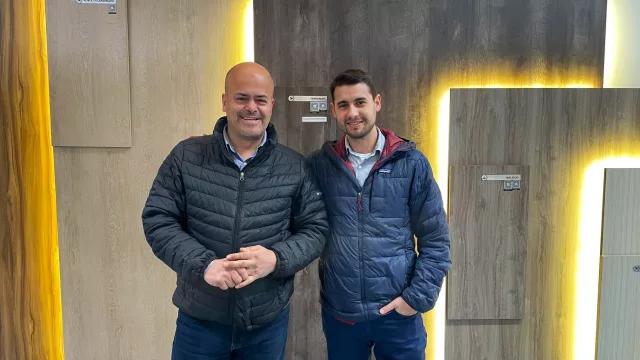 Jorge Schweizer y Arturo Lunge, gerente de operaciones y CEO de Moconá.