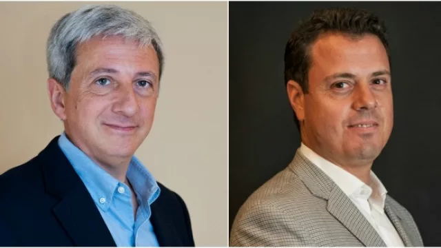 Gustavo Valdemoros (gerente general) y Guillermo Calabrese (Gerente de Tecnología).