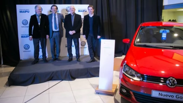 Hernán Vázquez,Vicepresidente de Ventas y Marketing de Volkswagen Argentina estuvo presente en el evento de Maipú.