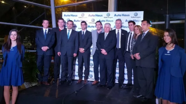 Altos mandos de Volkswagen Argentina participaron de la presentación de Auto Haus.
