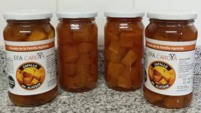 Se agrandó la familia dulce: La EFA Caroya lanzó su Zapallo en Almíbar artesanal