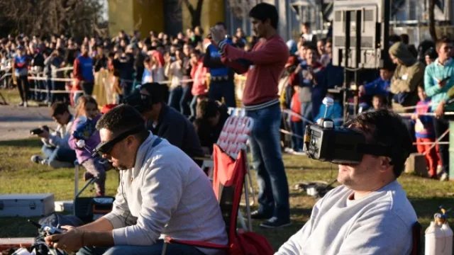 Carrera de drones.