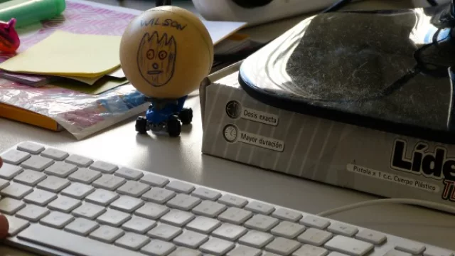 Wilson presente en el área de Arte y diseño.