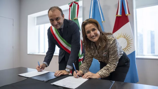 La vicegobernadora se reunió con el alcalde de la ciudad italiana de Turín