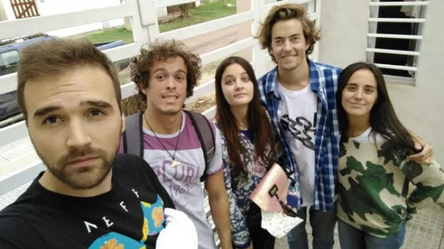 Parte del -team Boina- Franco Ferraris, Nico Spitale, Anto Fant, Ale Ammann y Jofi Figueroa.