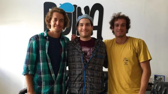 Ale Amman, Fede Seveso y Nico Spitale.