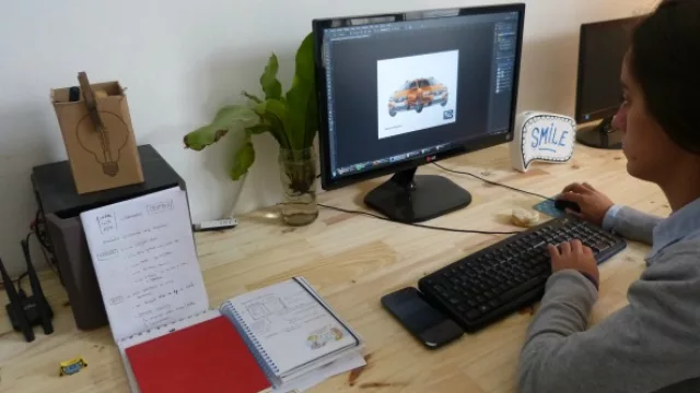 Jofi Figueroa trabajando para el cliente Tagle S.A.