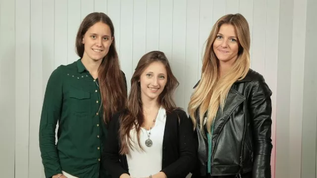 Valentina Garcia Molnar, coordinadora del Área Contable Impositiva; Lucía Eliana Colussi, supervisora de PH y Gerente de Administración de Consorcios y Paola Constanza Monjo, relaciones Públicas.
