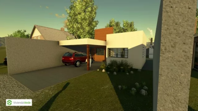 Evolutiva abarca una superficie de 58m2 en una planta.