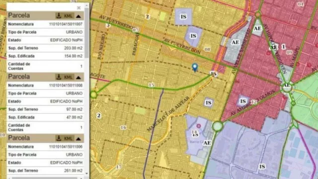 Cinco mapas públicos, digitales y actualizados presentan las principales normativas urbanas de la ciudad