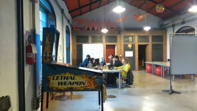 El equipo a pleno trabajando.