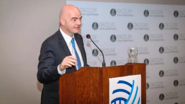 Gianni Infantino agradeció la invitación y manifestó su agrado por la voluntad de los empresarios.