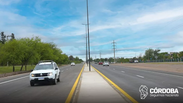 Habilitan el segundo tramo de la duplicación de la avenida Padre Luchesse (más acceso a las Sierras Chicas)