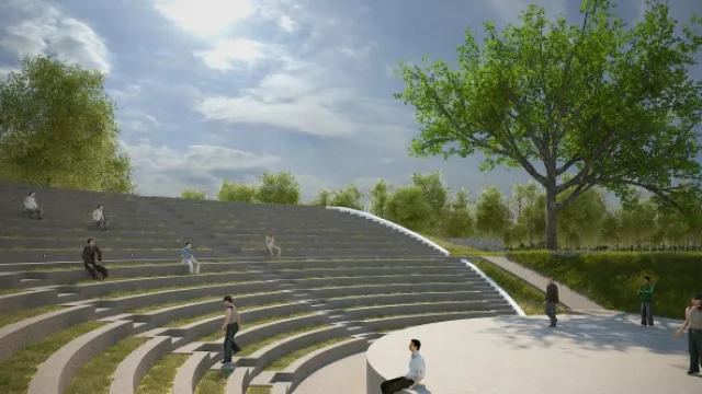 Futuro Anfiteatro de la UES21.