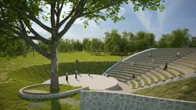 Futuro Anfiteatro de la UES21.